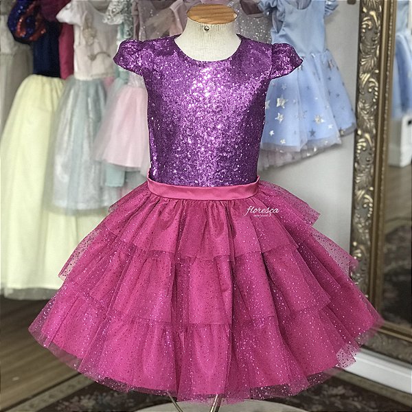 Vestido Infantil Barbie Diva