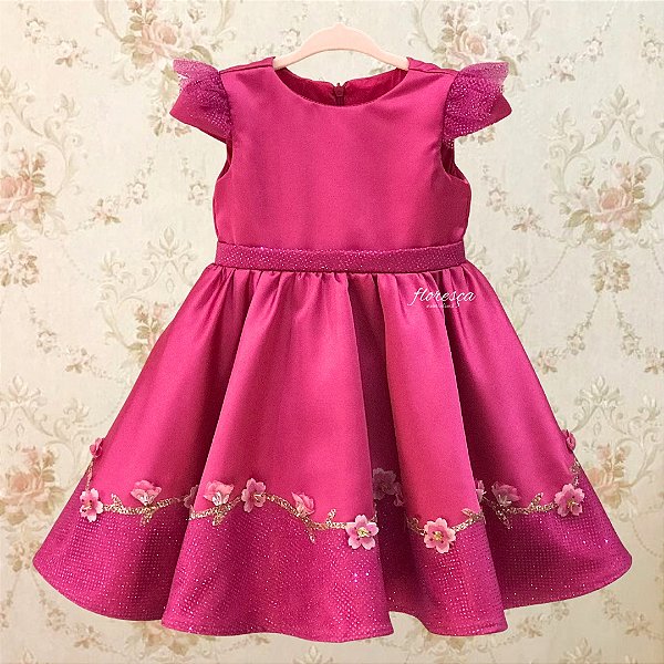 Vestido Infantil Cerejeira