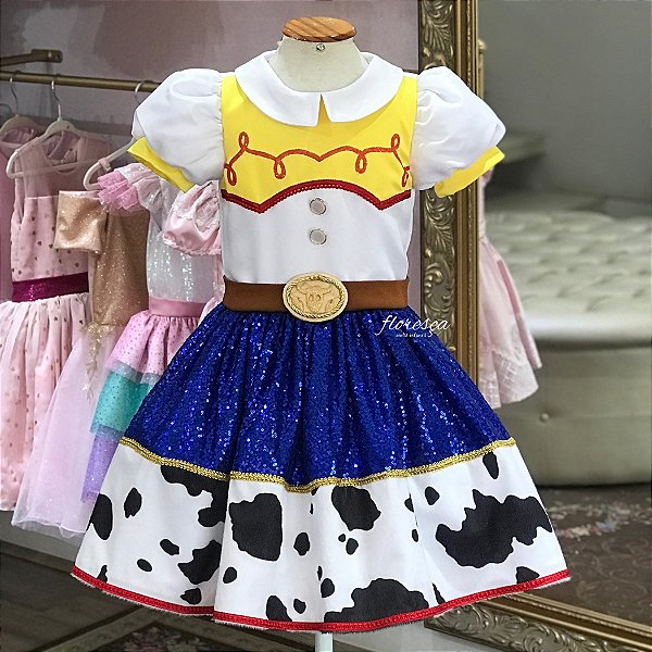 Vestido Infantil Jessie - Toy Story