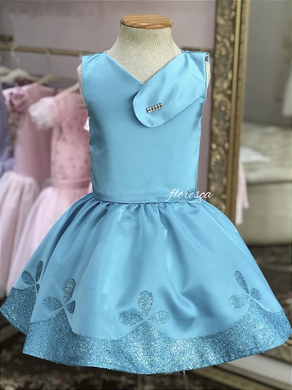 Vestido Infantil Trapézio Poppy Godê - Trolls