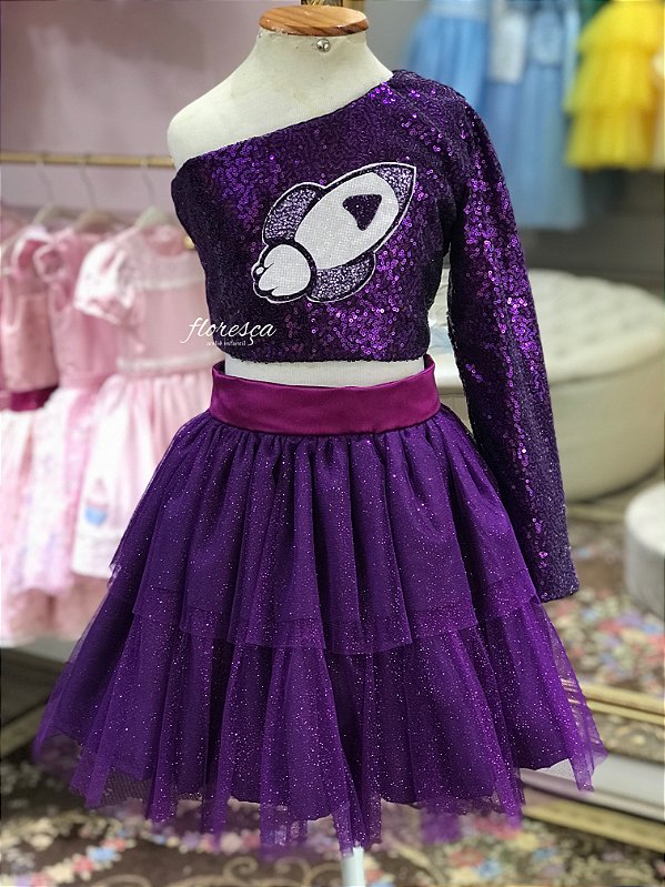 Top e Saia Infantil Emily Vick
