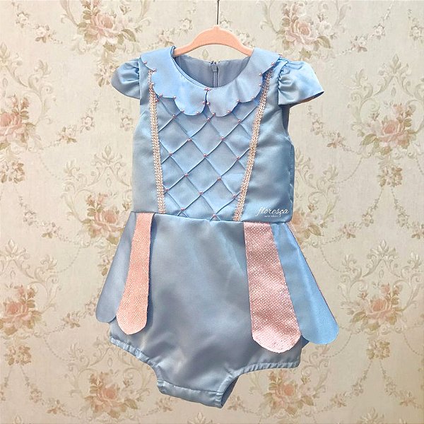 Homper Infantil Confeitaria Azul e Rosa