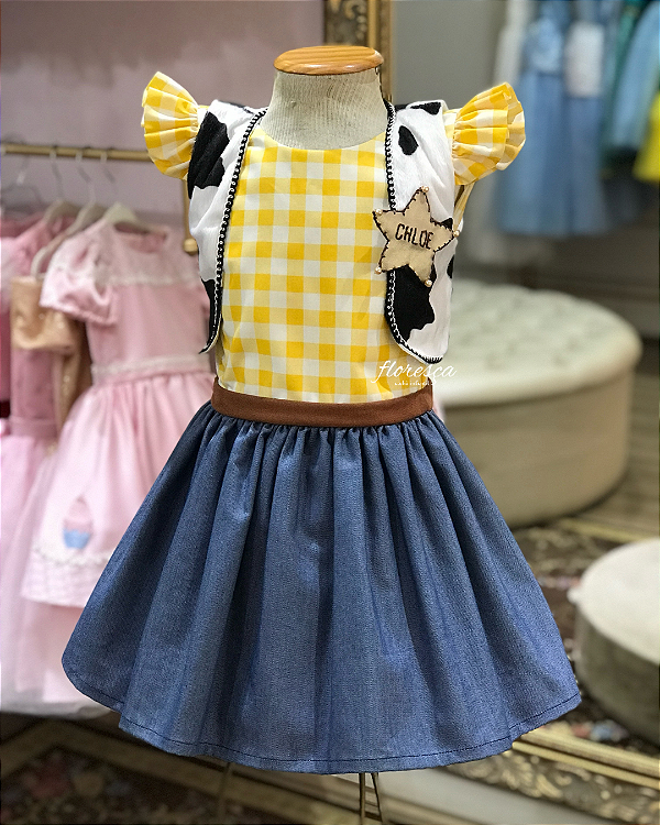 Vestido Infantil Woody - Toy Story