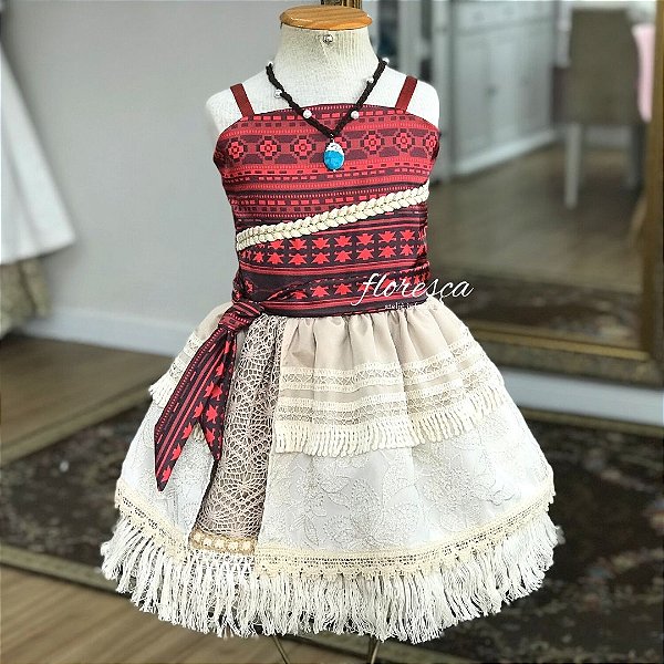 Vestido Infantil Moana