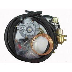 Kit Gás Glp Empilhadeiras Botijão P20 motor carburador corpo simples Empilhadeira