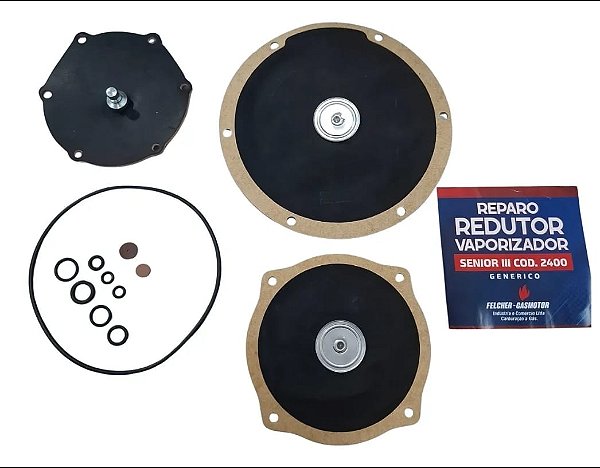 Kit Reparo Novo Redutor Glp Tipo Senior 3 Rodagás