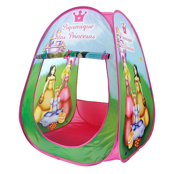 Barraca Infantil Piquenique das Princesas DM TOYS DMT4692 – Toca / Cabana Dobrável para Crianças