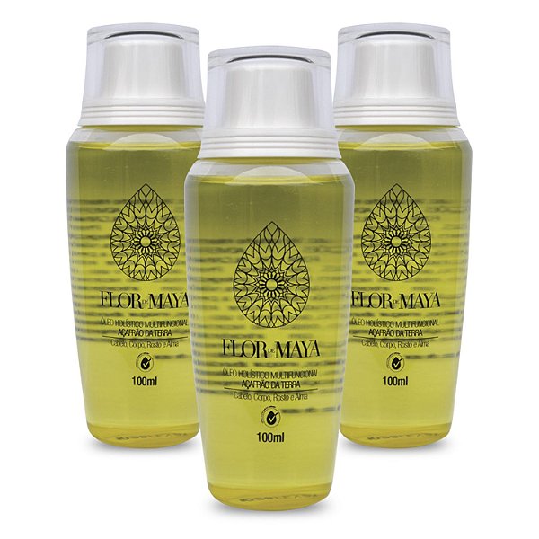 Óleo Multifuncional - Açafrão da Terra 100ml (pacote com 03 produtos)