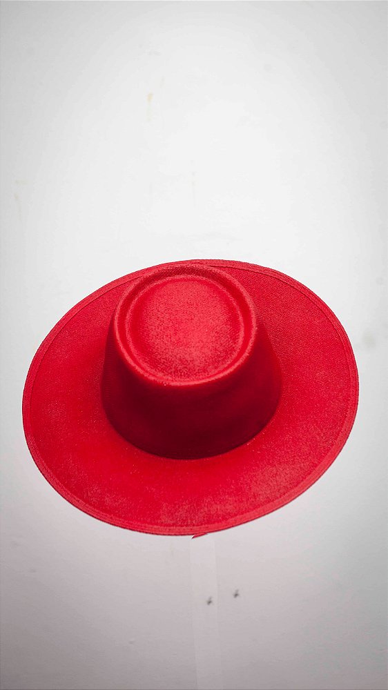JC Chapéu Porkpie Vermelho Ferrari