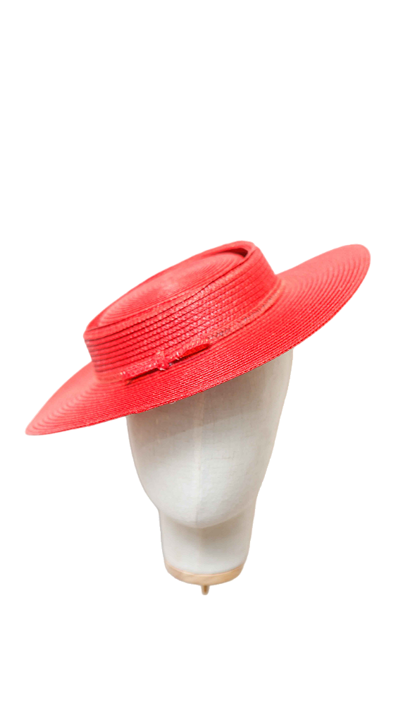 JC Hat Canotier Vermelho