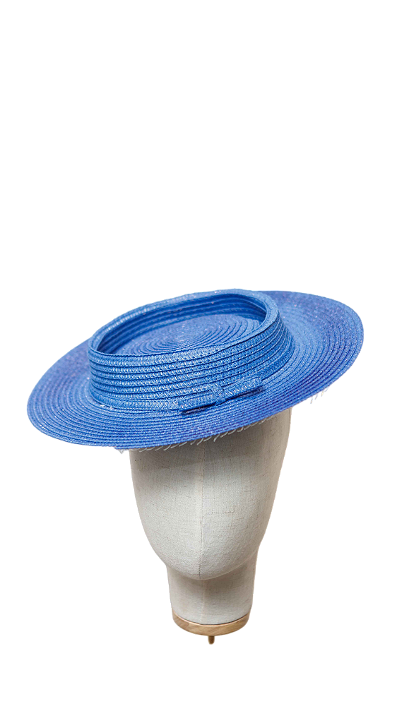 JC Hat Canotier Azul Royal