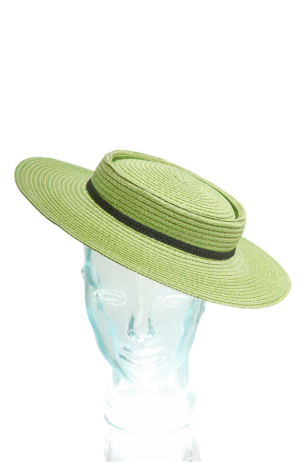 JC Hat Canotier Pistache
