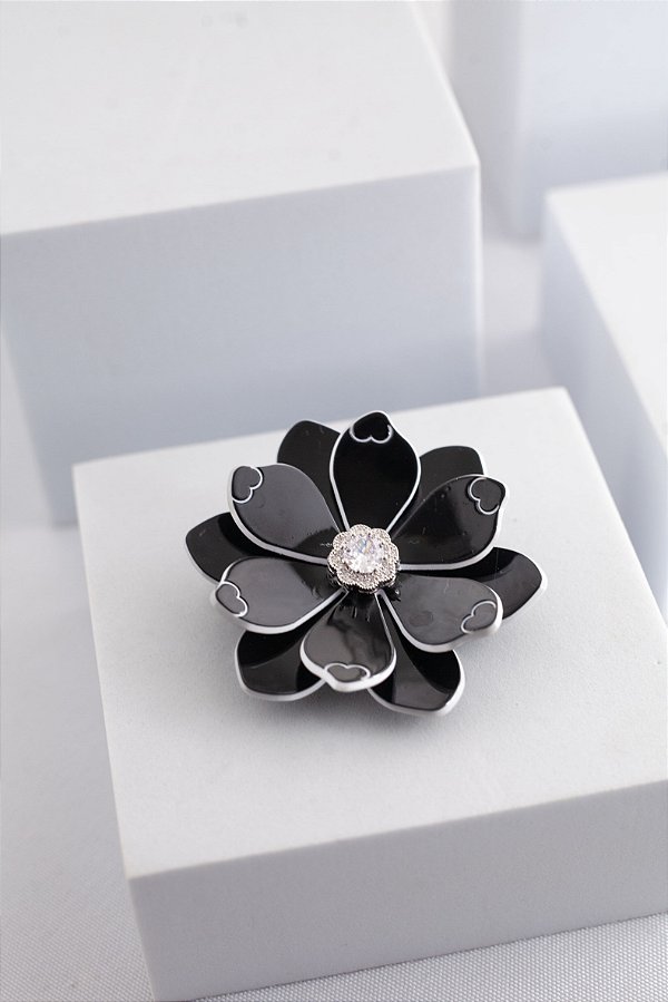 JC Flores Jú Preto - Broche + Fivela