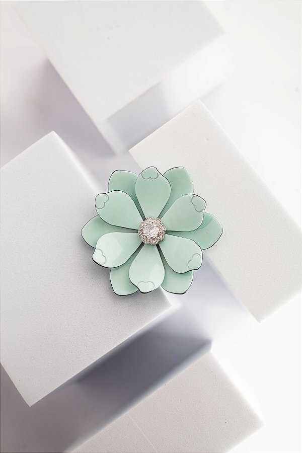 JC Flores Jú Verde Menta - Broche + Fivela