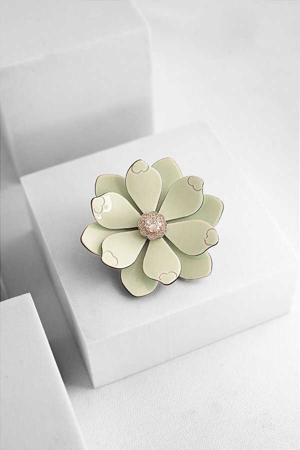 JC Flores Jú Verde Pistache - Broche + Fivela