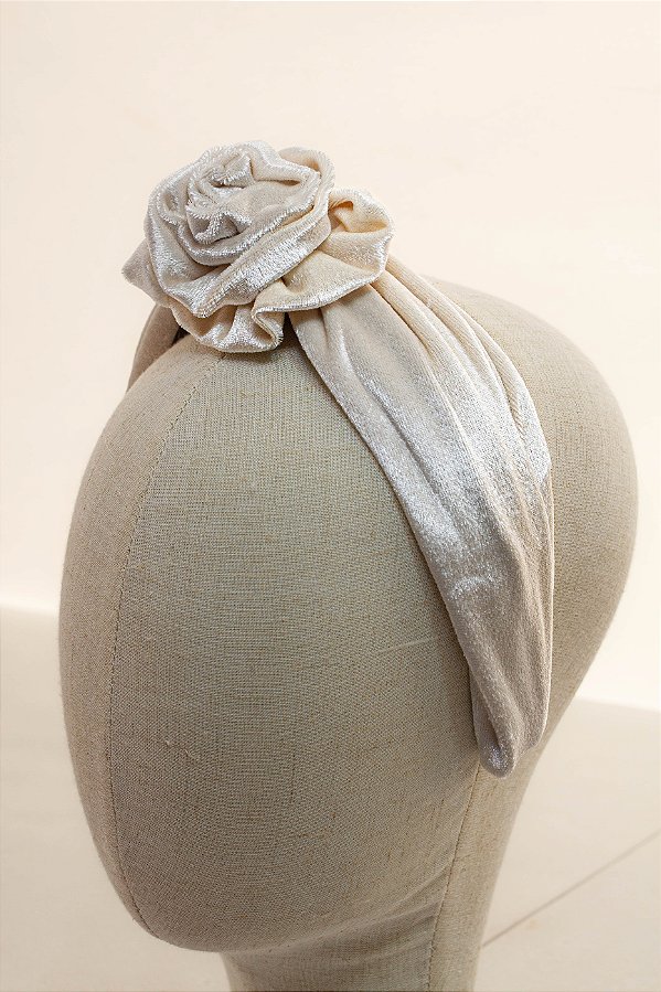 JC Tiara Turbante Roseé Champagne