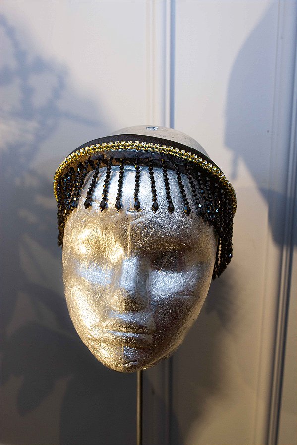 JC Tiara Chuva Franjinha de Cristais