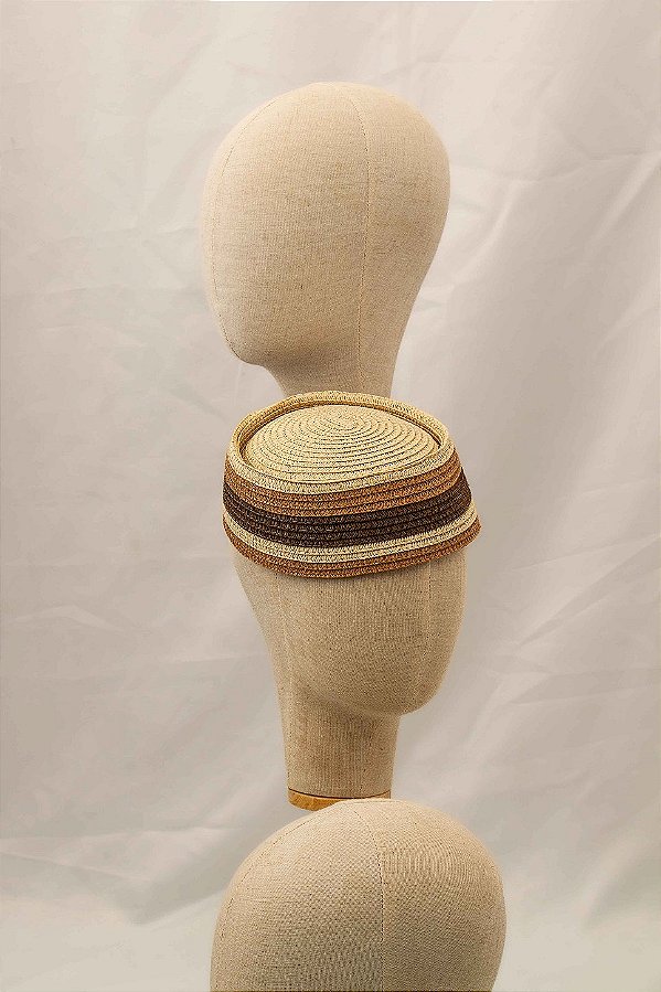 JC PillBox Jacque Bege Mix - Canou Jaque