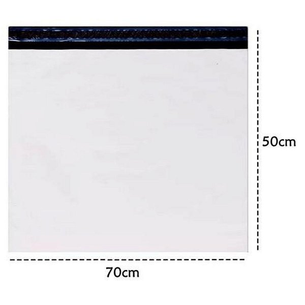 Envelope De Segurança Branco 70x50 Embalagem Para Envio Correios