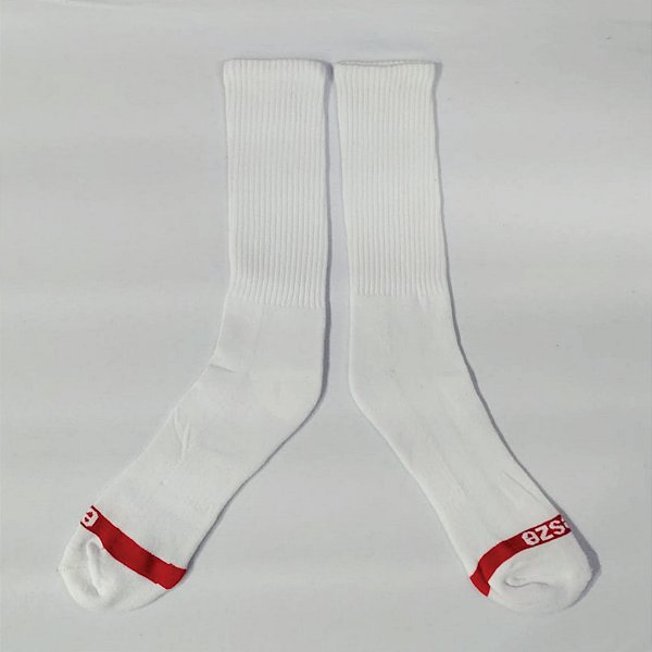 Meia Cano alto Branca