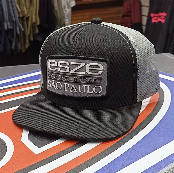 Boné Esze trucker patch preto