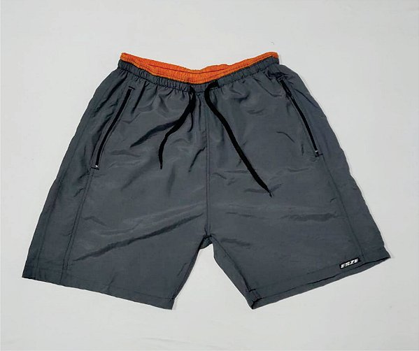 BERMUDA ELASTICO BASICA CINZA