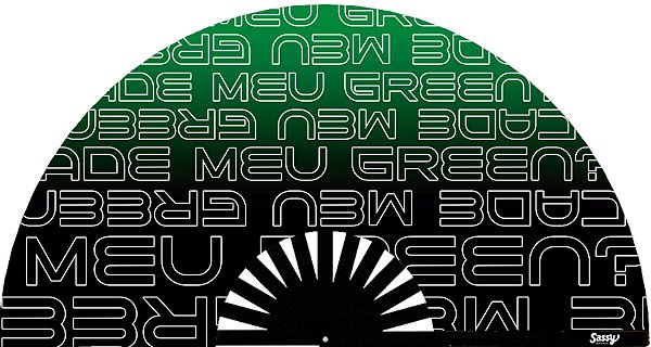 Leque Bambu Premium Meu Green