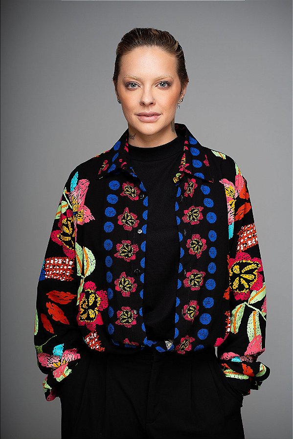 Camisa Sassy Gardens Night