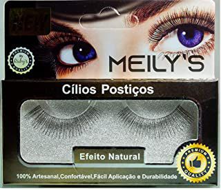 Cílios Postiços Meilys Efeito Natural  1 Par - Rubys
