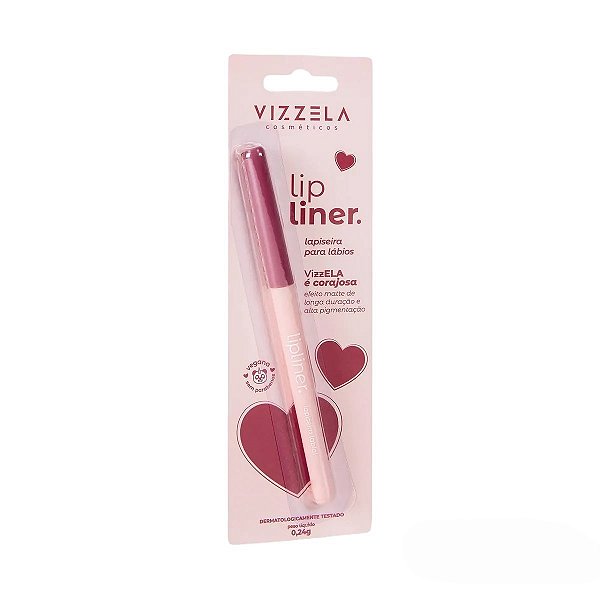 Lapiseira Labial Lip Liner Corajosa Cor 02 - Vizzela