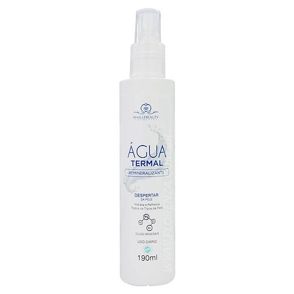 Água Termal Remineralizante 190ml - Phallebeauty