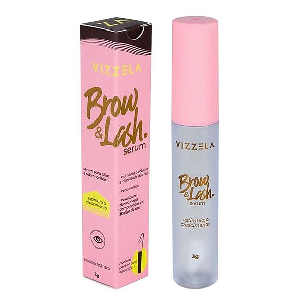 Sérum Brow & Lash Cílios e Sobrancelha - Vizzela