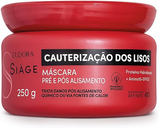 Máscara Capilar Cauterização dos Lisos 250g - Siage