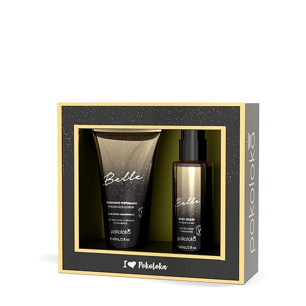 Kit Hidratante + Body Splash Belle 60ml - Pokoloka