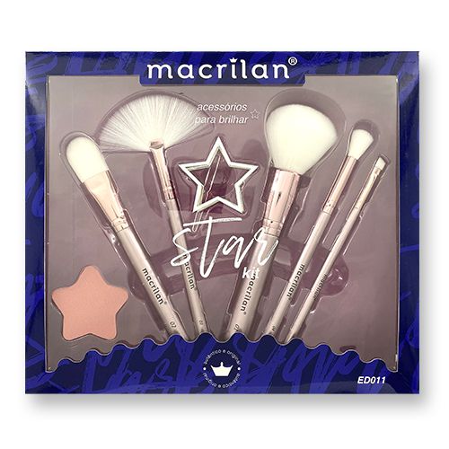 Kit Pincel Star 5 Pç - Macrilan
