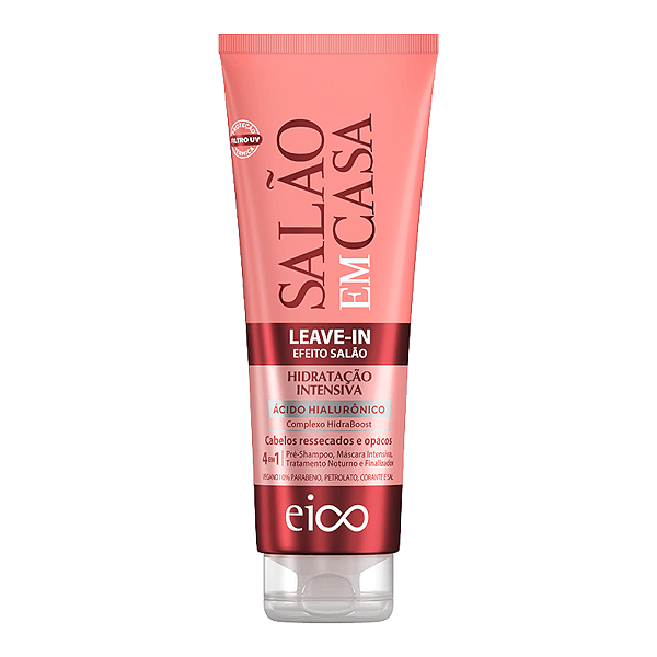 Leave-in Salão em Casa Hidratação Intensiva 200ml - Eico