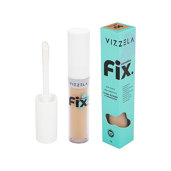 Corretivo Líquido Fix Cor 06 - Vizzela