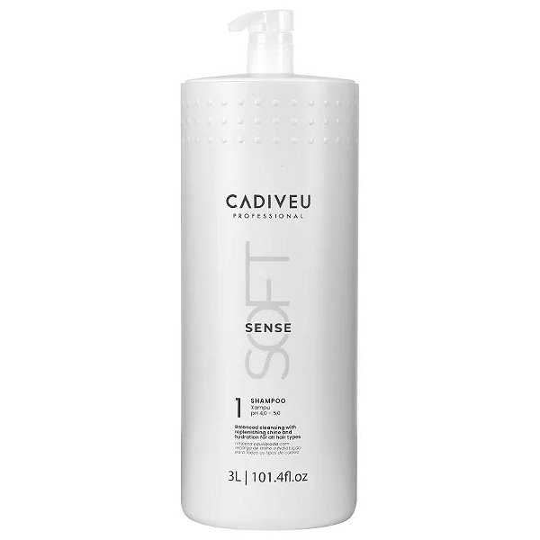 Shampoo Profissional Soft Sense 3000ml - Cadiveu