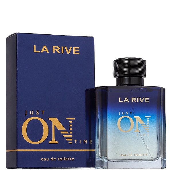 Perfume Just On Time EDT Masculino 100ml - La Rive