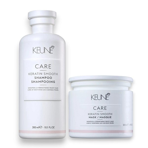 Kit Shampoo e Máscara Capilar Keratin Smooth - Keune