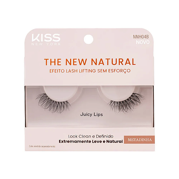 Cílios Postiços The New Natural Metadinha Juicy Lips - Kiss NY