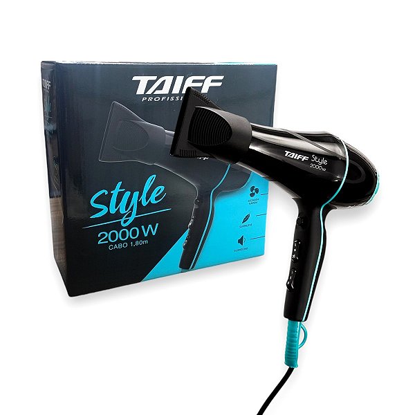Secador de Cabelo Style 2000W 220V Black - Taiff