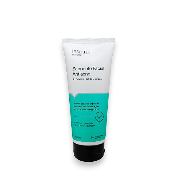 Sabonete Facial Antiacne Dermo Skin 100ml - Labotrat