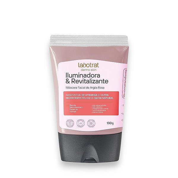 Máscara Facial de Argila Rosa 130g - Labotrat