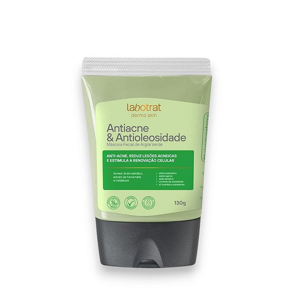 Máscara Facial de Argila Verde 130g - Labotrat