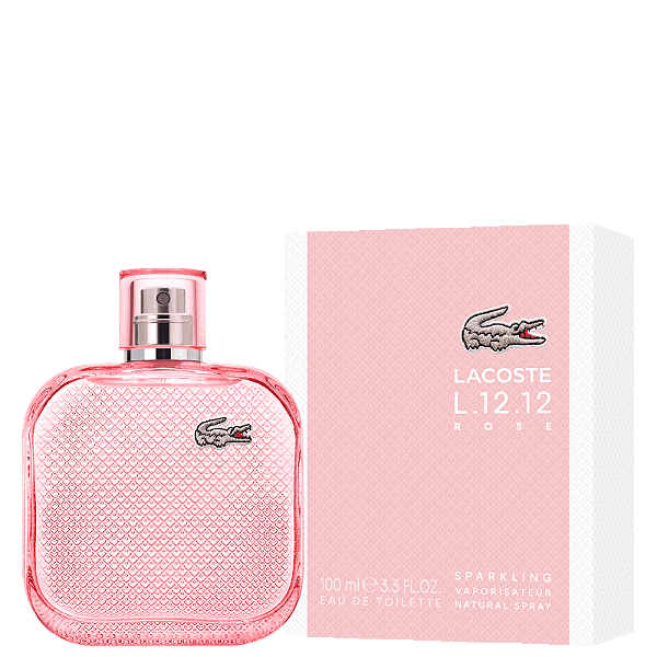 Perfume L.12.12 Rose Sparkling EDT Feminino 100ml - Lacoste