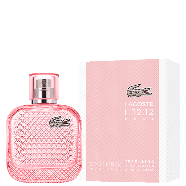 Perfume L.12.12 Rose Sparkling EDT Feminino 50ml - Lacoste