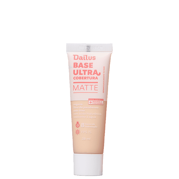 Base Liquida Ultra Cobertura D4 Claro - Dailus