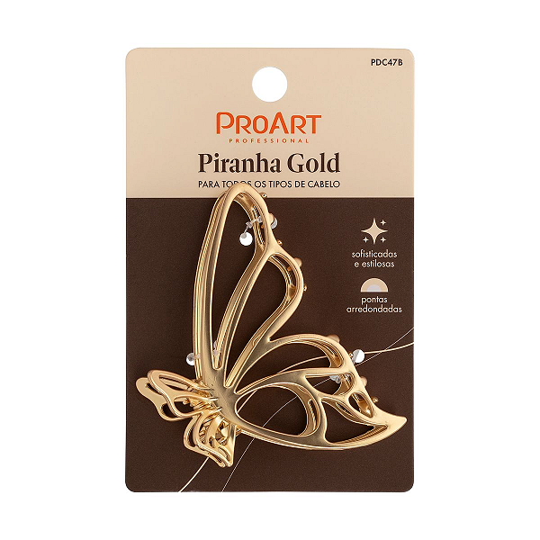 Piranha Gold Borboleta Pequena - Proart