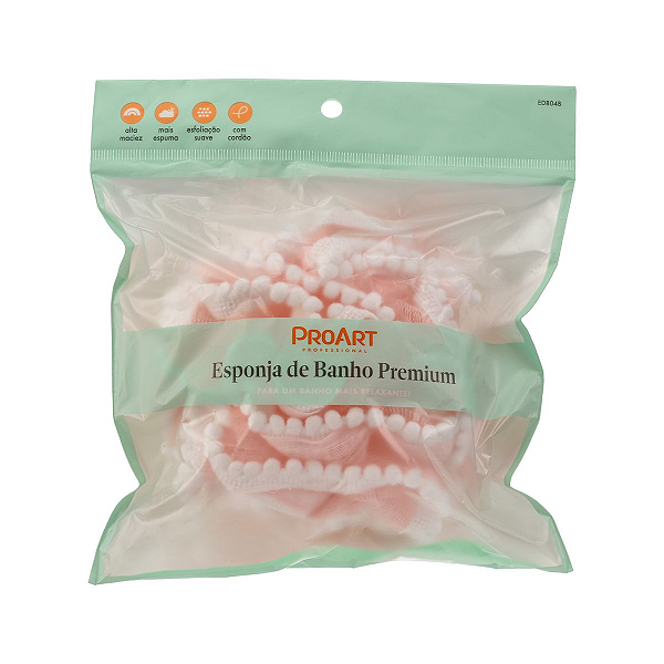 Esponja De Banho Premium Rosa - Proart
